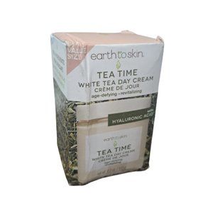 Earth to Skin TEA TIME White Tea Day Cream 4oz 113g Anti-Aging Revitalizing